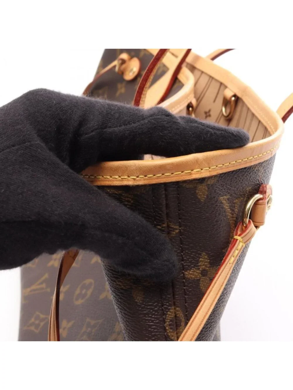 Louis Vuitton Tote Bag Neverfull PM Monogram Canvas Leather